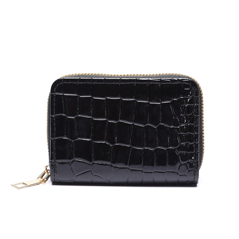Wholesale Crocodile Pattern 9 Card Slots PU Wallet